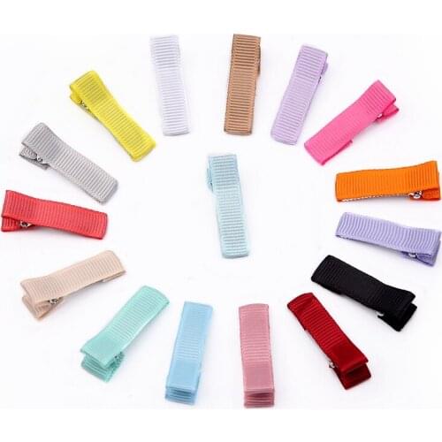 15PCS Ribbed Band Hairclip 3.5cm Hairbows Chic Hair Accessories Fashion Hair Barrette Hair Snap Clip DIY Clip Headwear Accessory