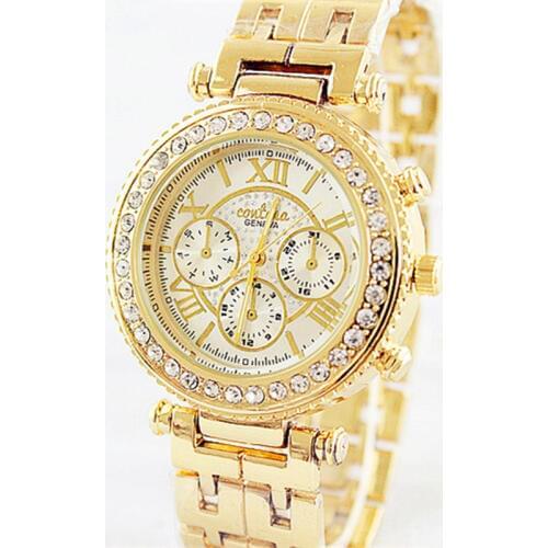 NEW CONTENA Brand Fashion Rose Gold Bracelet Watch Women Watches Luxury Rhinestone Full Steel Quartz Watch Hour Relogio Feminino