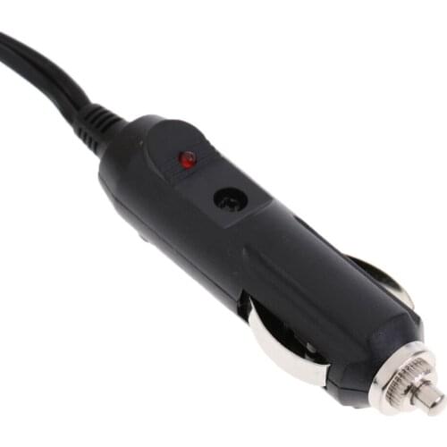 12V Car Cigarette Lighter Extension Cord, 10 Ft Heavy Duty Cable with DC Power Plug Socket for Auto Truck Vehicle RV Appliances