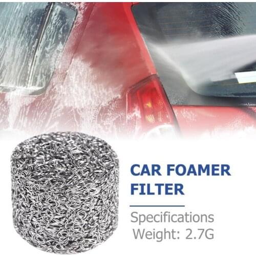 5Pcs Stainless Steel Foam Lance Filter Multifunction Replacement Lance Mesh Tablet Foam Cannon Orifice Nozzle Tip Cleaning Tools