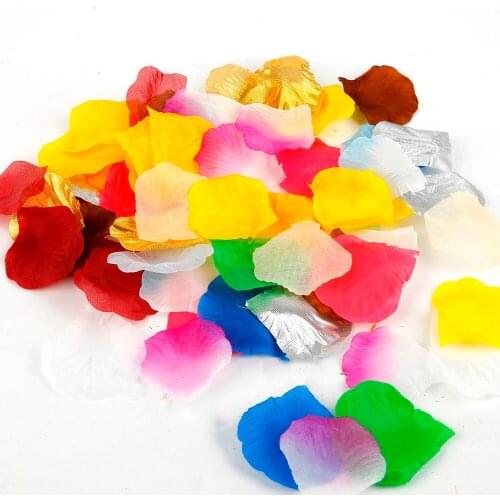 500pc Silk Rose Artificial Flowers Bride Wedding Decoration Petals Table Flowers Party Decoration Supplies