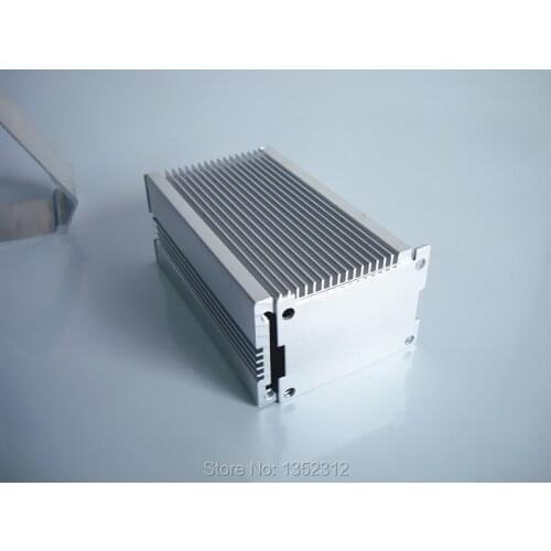 60*45*100mm small Aluminum Box for electronic Project PCB DIY 6035-T Aluminum shell heat dissipation power amplifier box