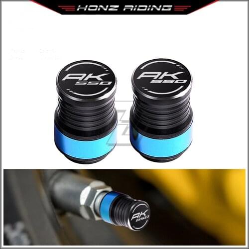 For KYMCO AK 550 Scooter Motorcycle Accessories Wheel Tire Valve Caps