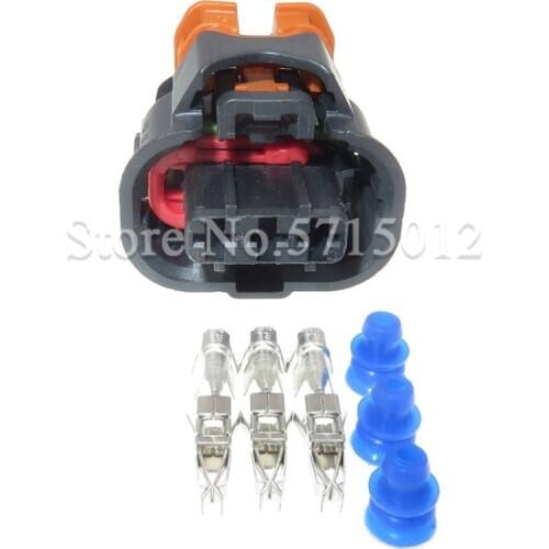 3 Hole Car Waterproof Harness Connector Female Sealed Auto Socket