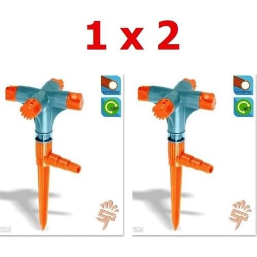 Circular Rotary Fountain 4 Outlet, 2 Pieces, Lawn Irrigation, Garden, Plant, Sapling Sprinkler Irrigation