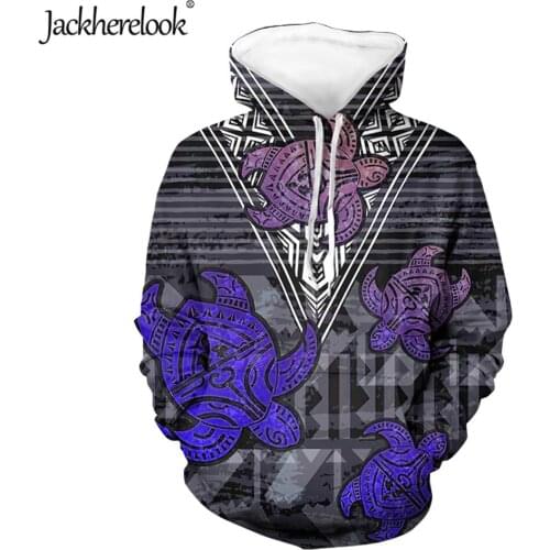 Jackherelook Loose Sweatshirt for Womens Hoodie Samoa Turtles Polynesian Tribal Brand Design Tracksuits Jackets Dropshipping