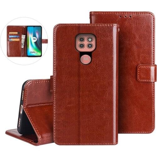 For Motorola Moto G9 6.5 inch Leather Case On For Coque Moto G9 India Premium Magnetic Flip Wallet Cover Phone Cases Fundas