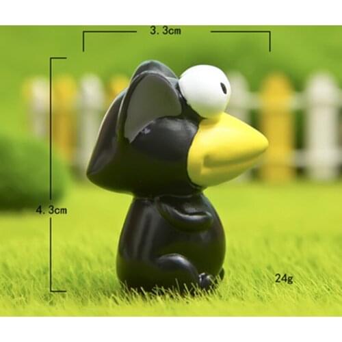 ZOCDOU 1 Piece Cute Mouse Flies Small Statue Little Figurine Crafts Figure Ornament Miniatures