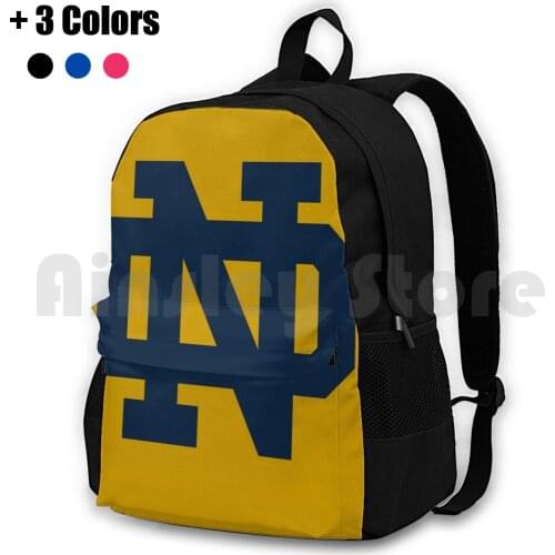 Notre Dame Fighting Irish C99700 Outdoor Hiking Backpack Waterproof Camping Travel Notre Dame Fighting Irish Notre Dame