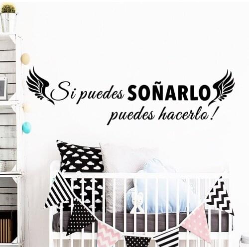 New Quote Wall Stickers Self Adhesive Art Wallpaper for Living Room Company School Office Decoration Pvc Wall Decals