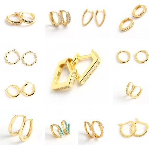 PONYKISS Romantic 925 Sterling Silver Geometry Minimlist Hoop Earrings for Women Anniversary Fine Jewelry Accessory Gift