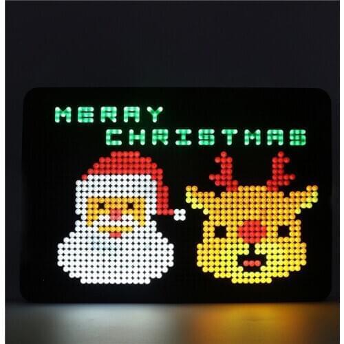 LED Jigsaw Puzzle DIY Shining Light Nailboard Light Boxes Battery LED Colorful Light House Party Decor Christmas gift