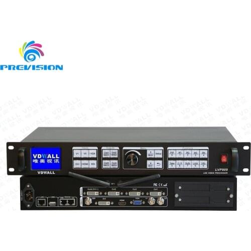 VD WALL LVP909 LED Video Processor indoor and outdoor ultra big,abnormal LED vscreen splicing display;rental,staging,theatre