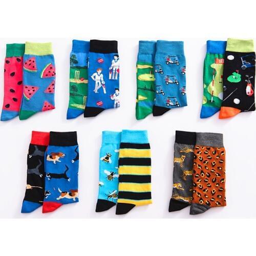 WJFXSOX Men's Patterned Socks