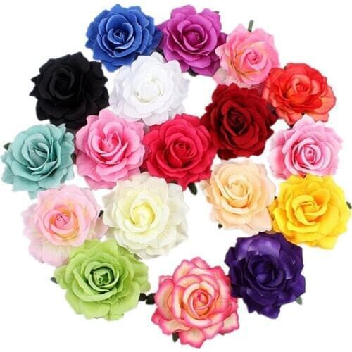 Charm Rose Flower Hairgrip Hairclips Wedding Party Bridal Hairgrips Bohemia Barrettes Photography Headwear Hair Accessories