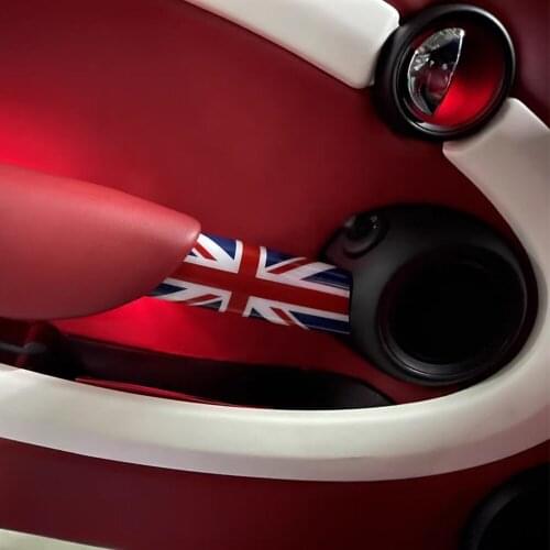 Union Jack Interior Door Handle Protective Cover Trim Sticker For Mini Cooper One S JCW R55 R56 Clubman Car Styling Accessories