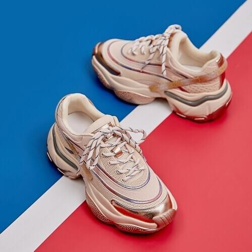 2020 new dad shoes ins tide shoes Breathable Shoes large size platform sneakers womens shoes Fashion Casual summer ladies shoes