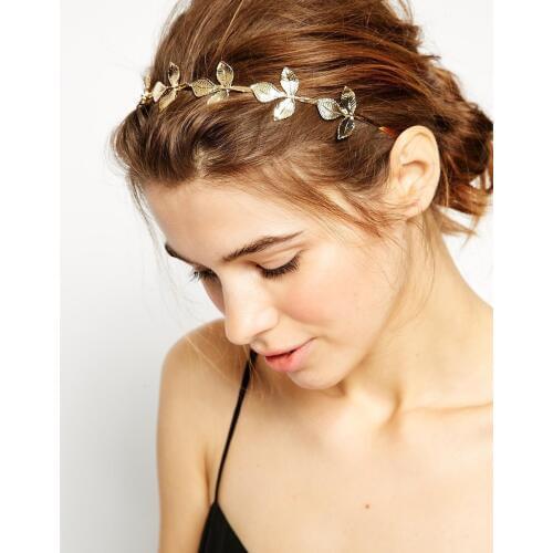 Women Wedding Hair Accessories Bridal Bridesmaid Hair Accessories Leaf Hairband Hair Jewelry Accessories Hot