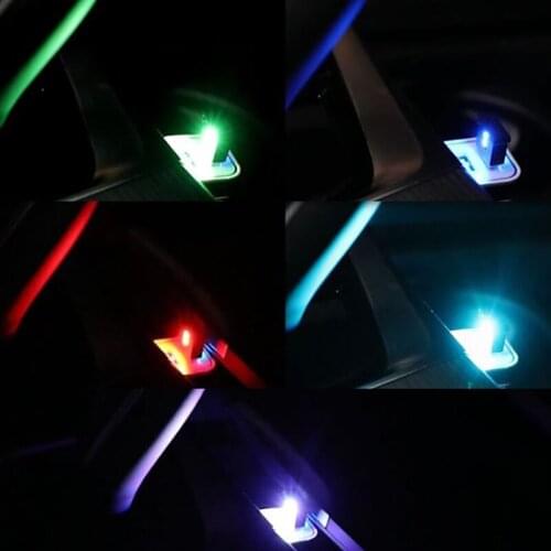 1Pcs Mini USB LED Car Interior Light Neon Atmosphere Ambient Lamps Decoration
