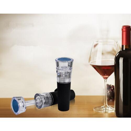 1PC Vacuum Wine Saver Pump Wine Preserver Air Pump Stopper Vacuum Sealed Saver Bottle Stoppers Wine Accessories Bar Tools LB 286