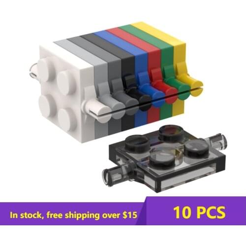 10PCS MOC Bricks Compatible Assembles Particles 4600 2x2 For Building Blocks DIY Story Educational High-Tech Spare Toys