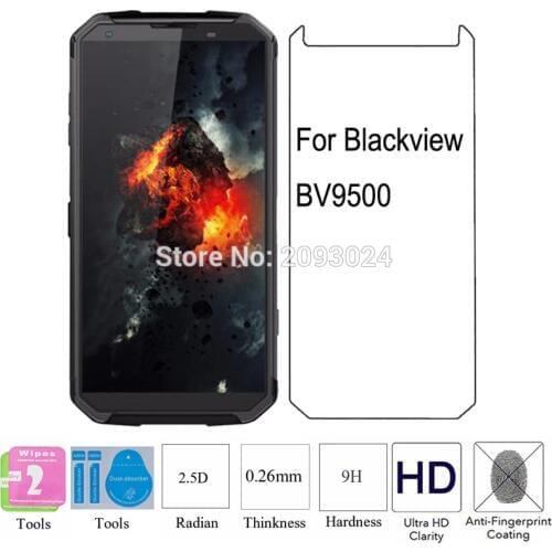 2PCS 2.5D 9H 0.26mm HD BV9500 9600Tempered Glass Protective Explosion-proof Screen Protector Film For Blackview BV9500 BV 9600