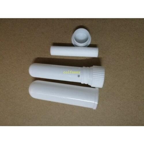 2000sets/lot brand new white color blank nasal inhaler sticks, sterile portable nasal inhaler tube, plastic inhalers