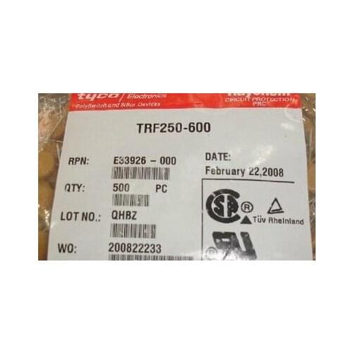 500PCS x TRF250-600 TF600 0.6A 250V PTC Resettable Fuse