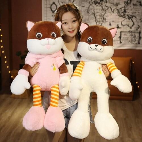 60/90CM Giant Plushie Super Soft Couple Dressing Cats Couples Gifts Home Decor Children Stuffed Animals Dolls
