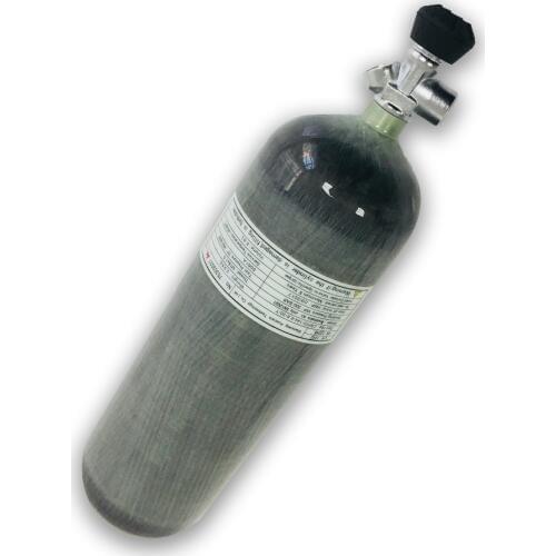 AC10931 Acecare 9L Air Rifle Gauge Valve HPA Compressed Air Tank 4500Psi Pcp Carbon Fiber Cylinder For Diving Airforce Condor