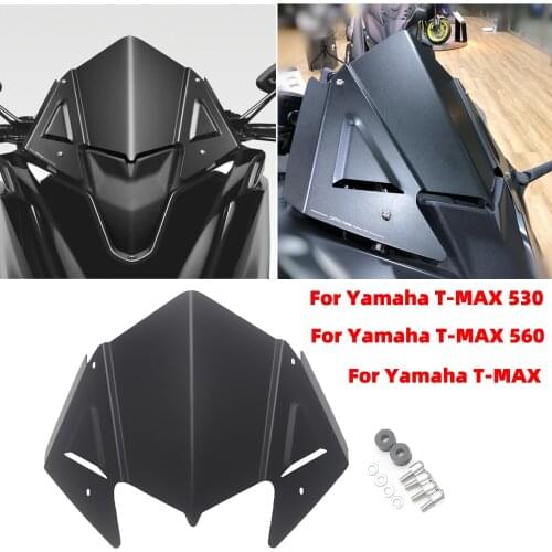 Motorcycle Accessories Aluminum Windscreen Windshield Wind Shield Deflector For Yamaha T-MAX 530 560 TMAX T MAX 2017-2020 2019