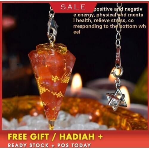 Elite Orgonite Pendant Natural Crystal Six Corner Pendeloque Cut Personality Diy Six Corner Chakra Pendant Bring Necklace
