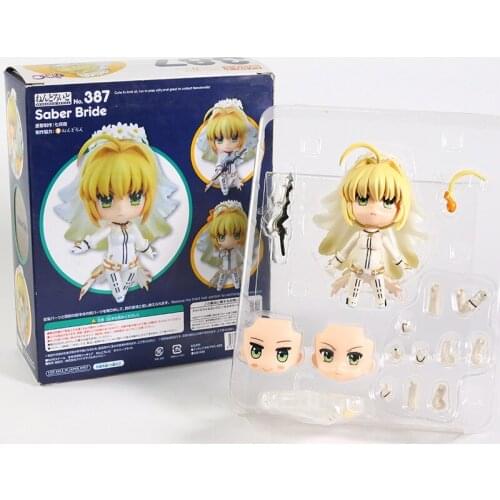 Saber Nero Bride 387 Fate Stay Night Action Figure Cute Model Desktop Ornaments Doll Gift