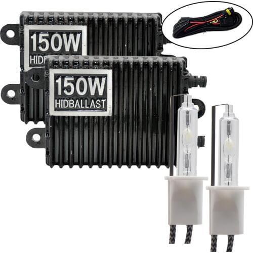 TPTOB 150W Ballast kit HID Xenon Light bulb 12V H1 H3 H7 H11 9005 9006 4300k 6000k 8000k Auto Xeno Headlight Lamp