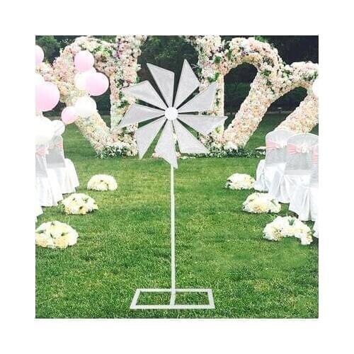 Creative wedding props Ferris wheel wind rotation windmill road leading stage background layout theme new wedding decoration