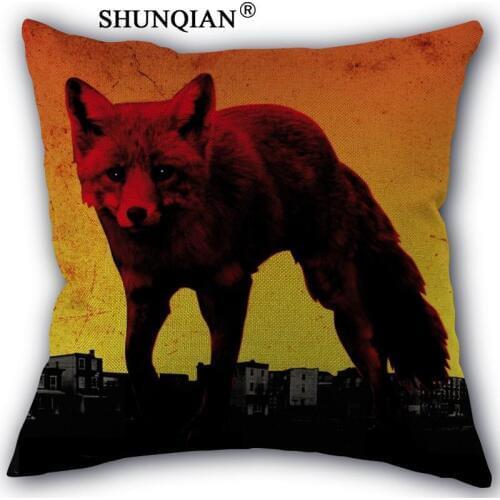 Prodigy day Linen Cotton Pillow Covers Printed Square Home Decorative No Core Pillowcase 45x45cm one side