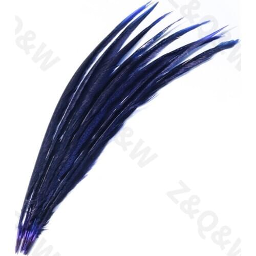 Natural 50-70cm pheasant cap tail feathers dyed with Baolan color 10-50 DIY crafts and festive headdress decoration accessories