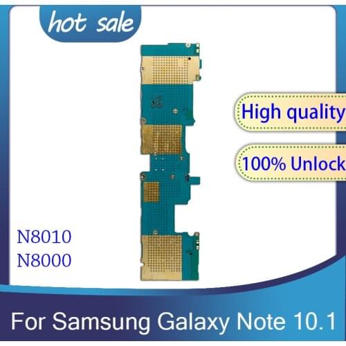 Original Unlocked Motherboard For Samsung Galaxy Note 10.1 N8010 16GB 3G&WIFI High Quality For Galaxy Note 10.1 N8000 Mainboard