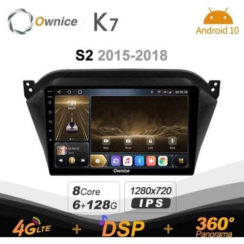 Ownice K7 6G+128G Ownice Android 10.0 Car Radio for JAC S2 2015 - 2018 GPS 2din 4G LTE 5G Wifi autoradio 360 SPDIF 1280*720