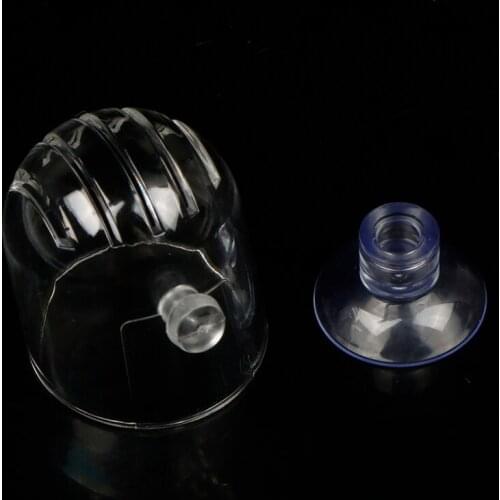 Transparent Aquarium Decoration Hanging Fish Tank Mini Crystal Glass Pot Water Potted Planting Cylinder Cup Aquarium Accessories