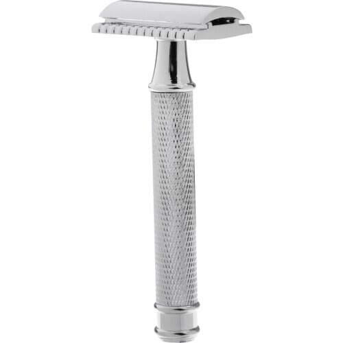 Adjustable Classic Double Edge Shaving Safety Shaver Beard Shaver Tool for Men Male Home Bathroom Hotel Trip Use