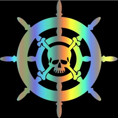 S51281# Various Sizes/Colors Car Stickers Vinyl Decal Skull Motorcycle Decorative Accessories Creative