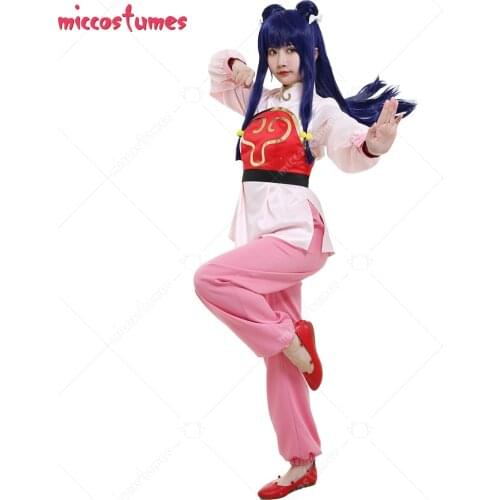 Shampoo Cosplay Costume Chinese Cheongsam Style Stand Up Collar Long Sleeve Shirt Tube Top Outfit with Pants and Hair Clip