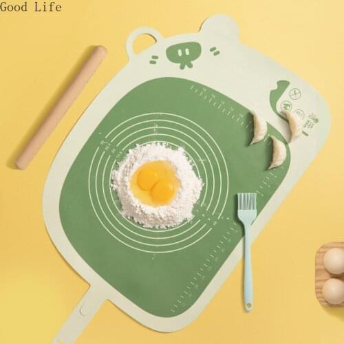 Silicone Kneading Pad Thicken Kitchen Baking Plastic Panel Household Food Grade Kneading Pasta Chopping Board Rolling Pad