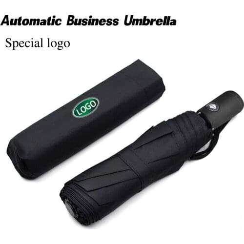 For Land Rover Umbrella Folding Black Bumbershoot Car Logo Automatic Business Umbrella Sunshade Parasol Windproof Man 2020 New