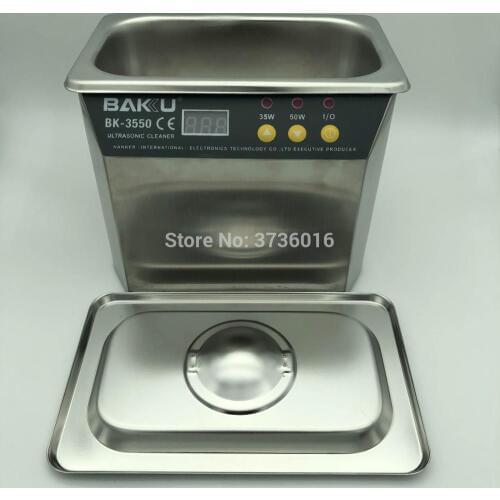 Smart BK-3550 digital ultrasonic cleaner household ultrasonic bath for mobile phone pcb board cleaning watch jewelry cleanning