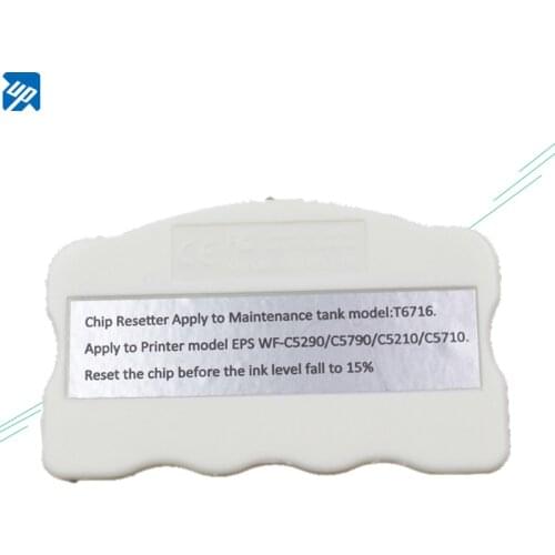 T6716 Maintenance Tank Chip Resetter for epson WF-C5210 C5290 C5710 C5790 printer