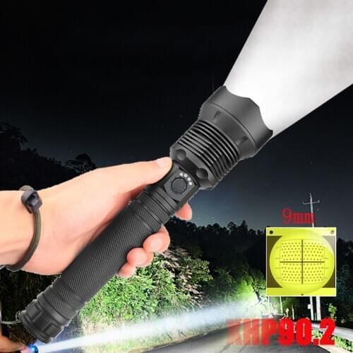 XHP90.2 Led Flashlight Battery Lantern Torch Light Cree New Original 2* 18650 or 26650 Shock Resistant,hard Defense Bulbs 32W