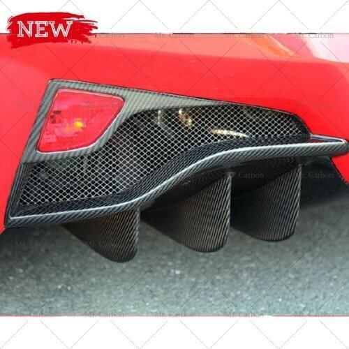 FOR FERRARI 458 ITALIA SPIDER STYLE CARBON FIBER REAR FOG COVER BRACKET TRIM TUNING PART FOR FERRARI458 CARBON BRAKE LIGHT CAP