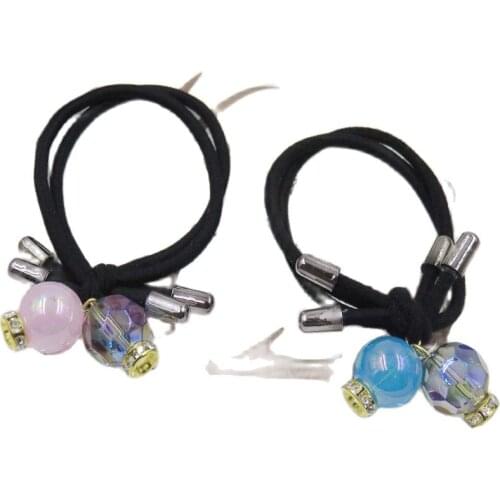 1PCS Creative Gourd Ball Flowers Elastic Hair Bands Toys For Girl Handmade Bow Headband Scrunchy Kids Hair Accessories For Women